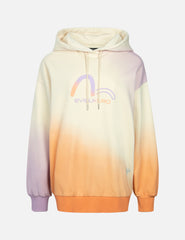 Evisu Gradient Flocking Printed Seagull Oversized Hoodie