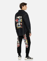 Evisu Hyottoko Festival Daicock Print Regular Fit Sweatpants