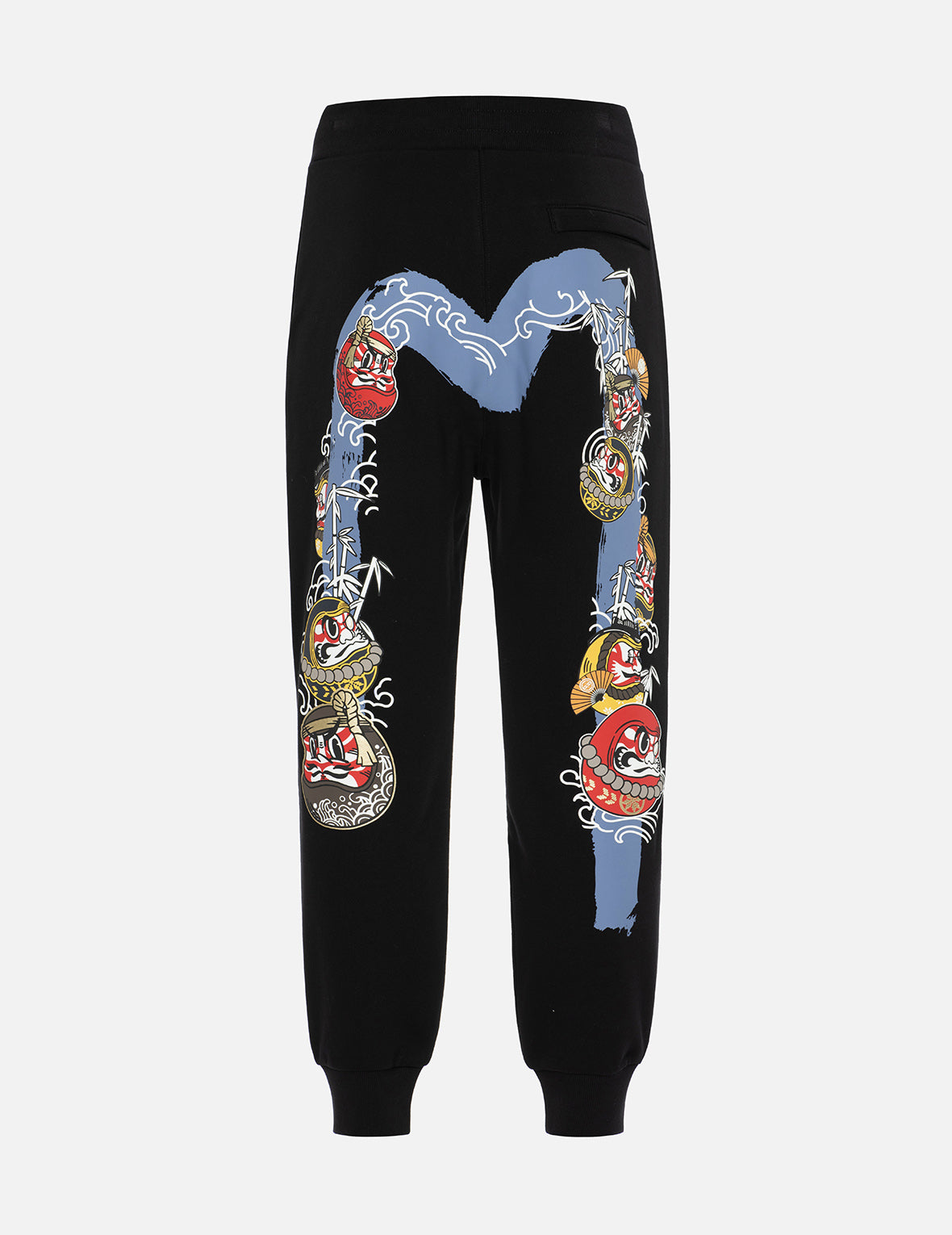 Evisu Kumadori Daruma Daicock Print Regular Fit Sweatpants