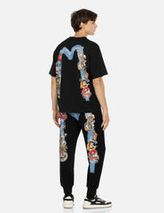 Evisu Kumadori Daruma Daicock Print Regular Fit Sweatpants