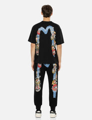 Evisu Kumadori Daruma Daicock Print Regular Fit Sweatpants