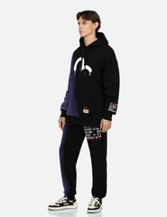 Evisu Graffiti Seagull And Slogan Print Straight Fit Sweatpants