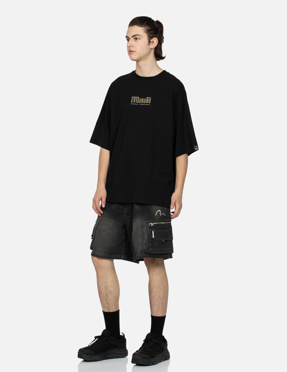 Evisu Branding Embroidery Oversize T-Shirt