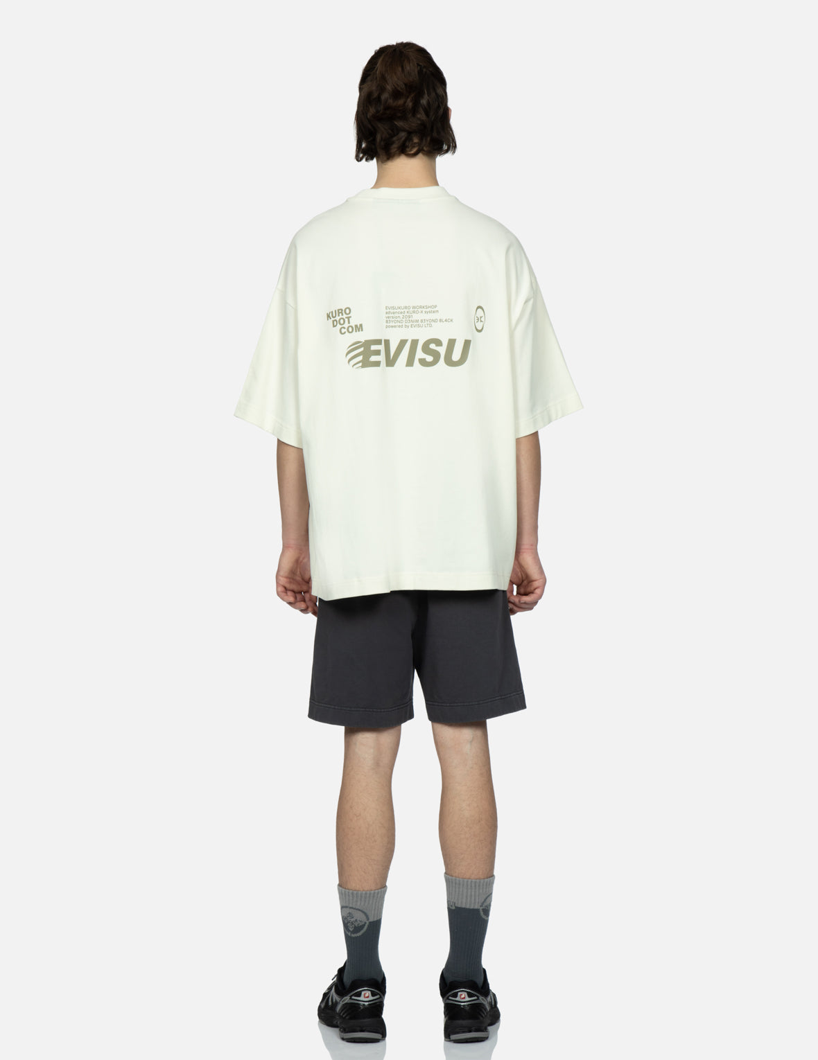 Evisu Seagull Print Oversize T-Shirt