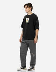 Evisu Fabric Blocking Fashion Fit Sweatpants