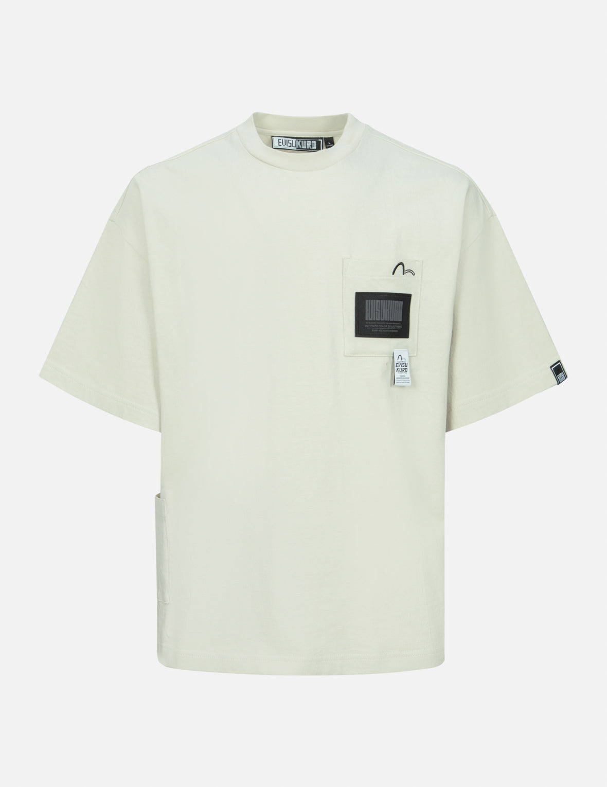 Evisu Pocket With Multi Labels Oversized T-Shirt