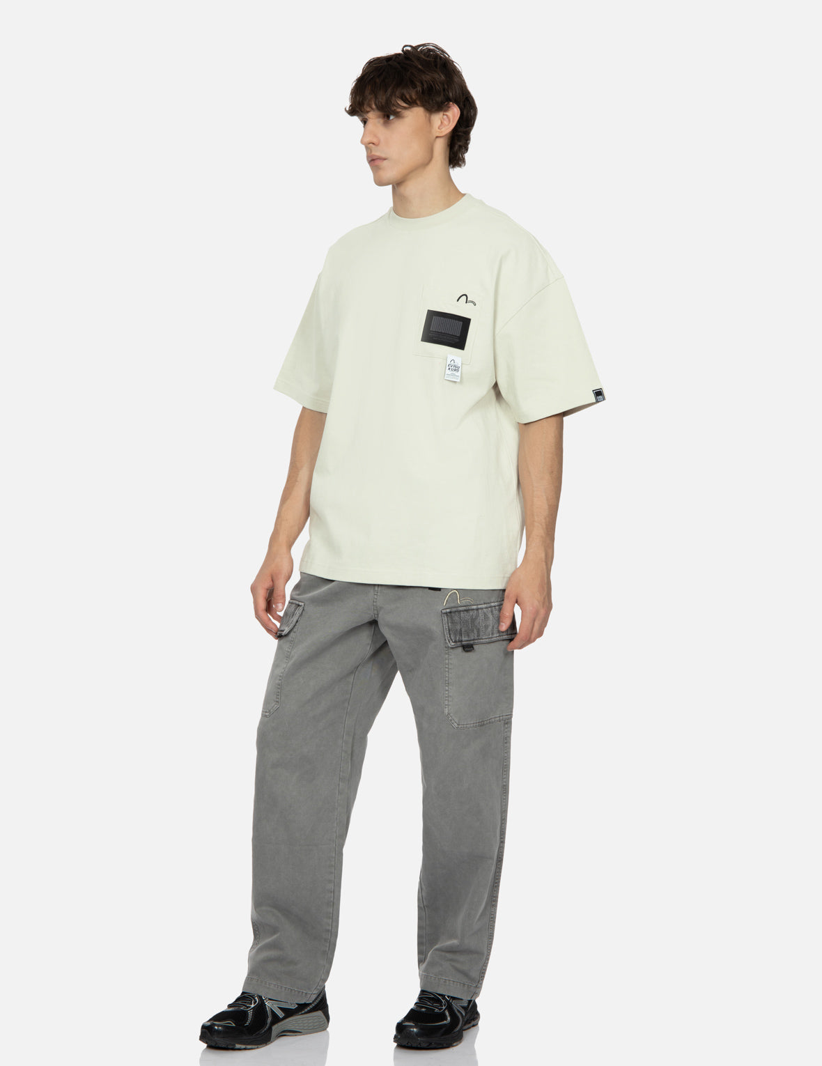 Evisu Pocket With Multi Labels Oversized T-Shirt