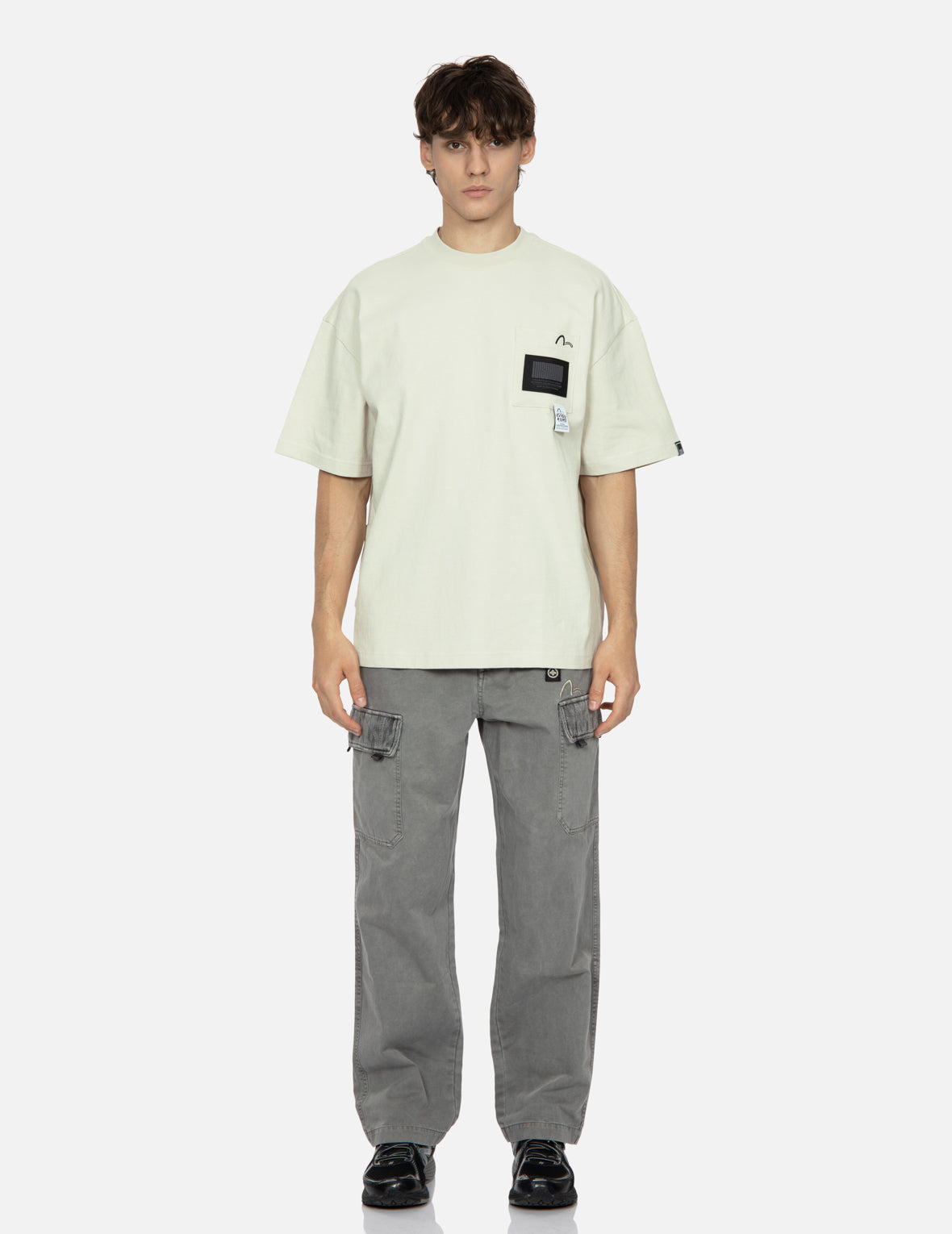 Evisu Pocket With Multi Labels Oversized T-Shirt