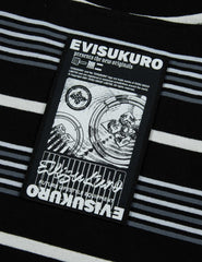 Evisu Striped Seagull AppliquÃƒÂ© Embroidery Loose Fit T-Shirt