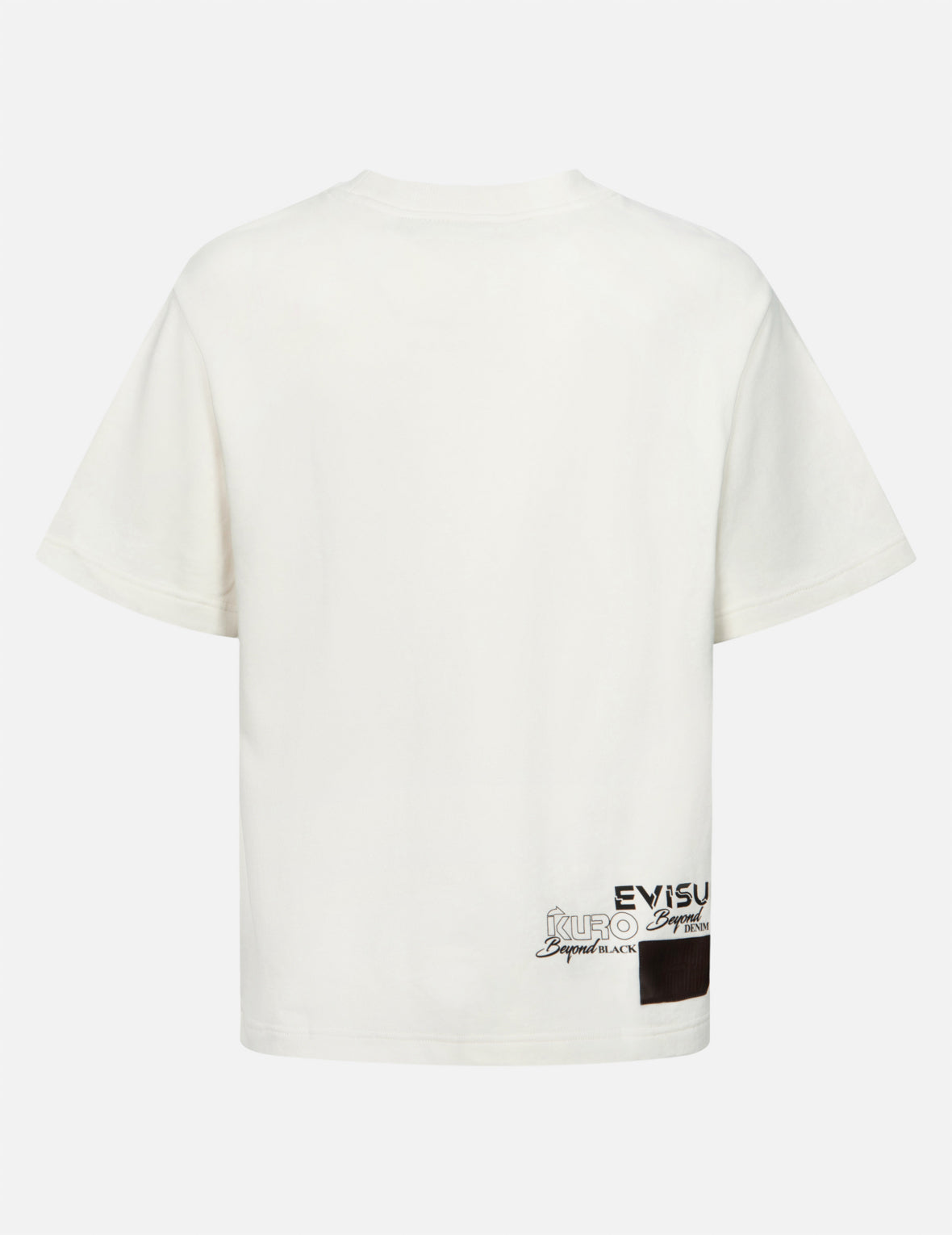 Evisu Deconstructed Multi-Print Regular Fit Short-Sleeve Sweatshirt