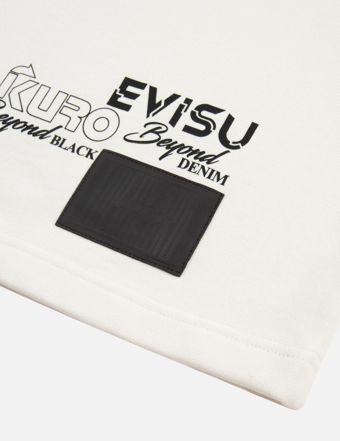 Evisu Deconstructed Multi-Print Regular Fit Short-Sleeve Sweatshirt