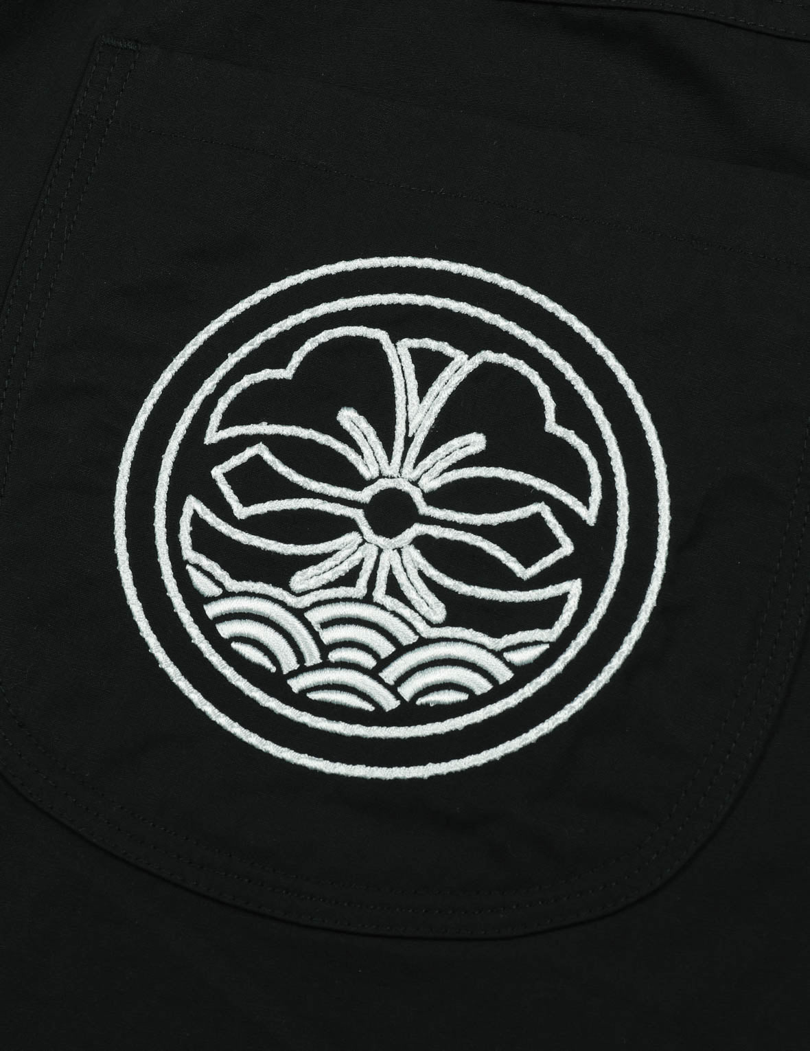 Evisu Logo And Kamon Embroidery Relax Fit Shorts