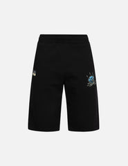 Evisu Gaming Daruma Daicock Print Regular Fit Sweat Shorts