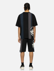 Evisu Deconstructed Playful Godhead Printed Regular Fit Sweat Shorts