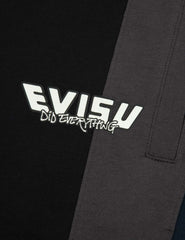 Evisu Deconstructed Playful Godhead Printed Regular Fit Sweat Shorts