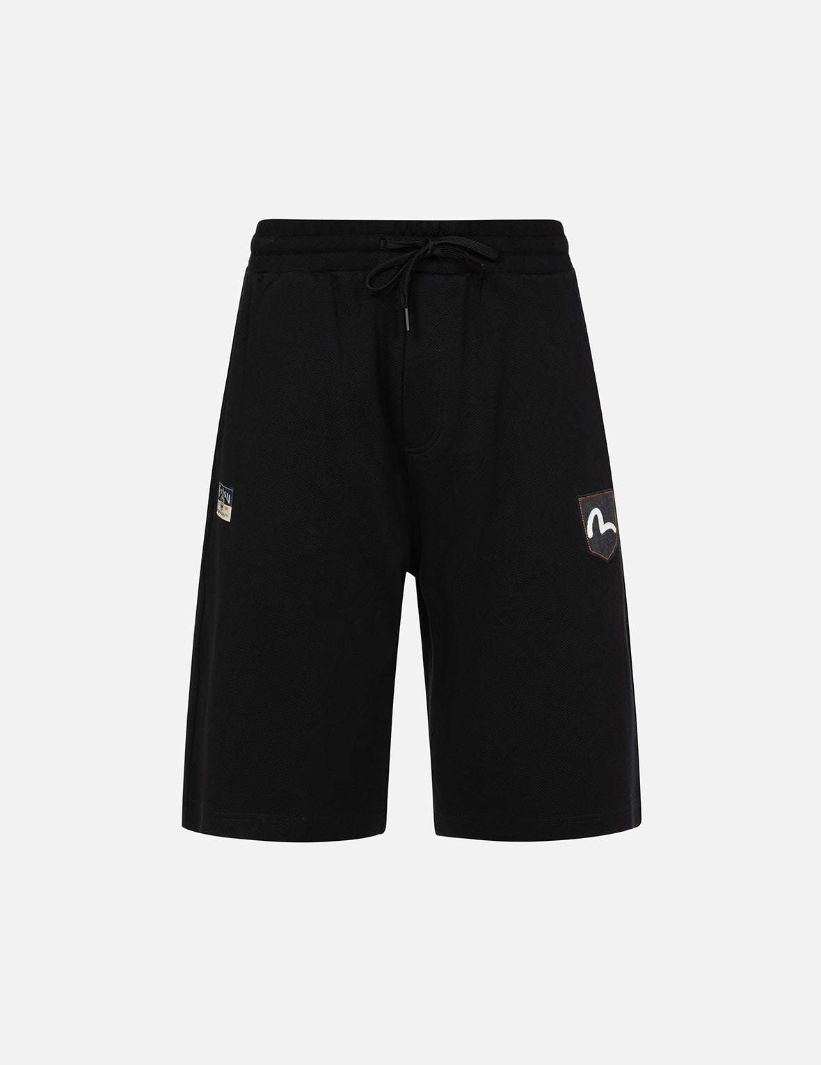 Evisu Multi-Embroidery Relax Fit Sweat Shorts