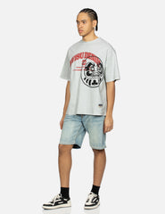 Evisu Logo And Gaming Daruma Print Relax Fit T-Shirt