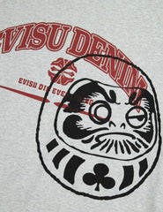 Evisu Logo And Gaming Daruma Print Relax Fit T-Shirt