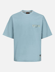 Evisu Seagull And Logo Print Relax Fit T-Shirt