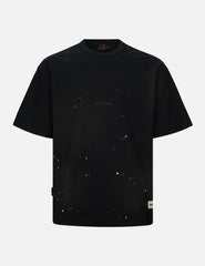 Evisu Logo Embroidery And Multi-Print Loose Fit T-Shirt