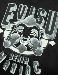 Evisu Seagull And Brushstroke-Style Godhead Print Loose Fit T-Shirt