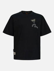 Evisu Seagull And Stacked Badge Print Daicock Relax Fit T-Shirt