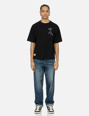 Evisu Seagull And Stacked Badge Print Daicock Relax Fit T-Shirt