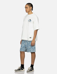 Evisu Playful Godhead And Seagull Print Oversized Short-Sleeve Sweatshirt