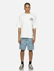 Evisu Playful Godhead And Seagull Print Oversized Short-Sleeve Sweatshirt