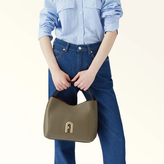 Furla Primula Sage Hobo  Bag - Small