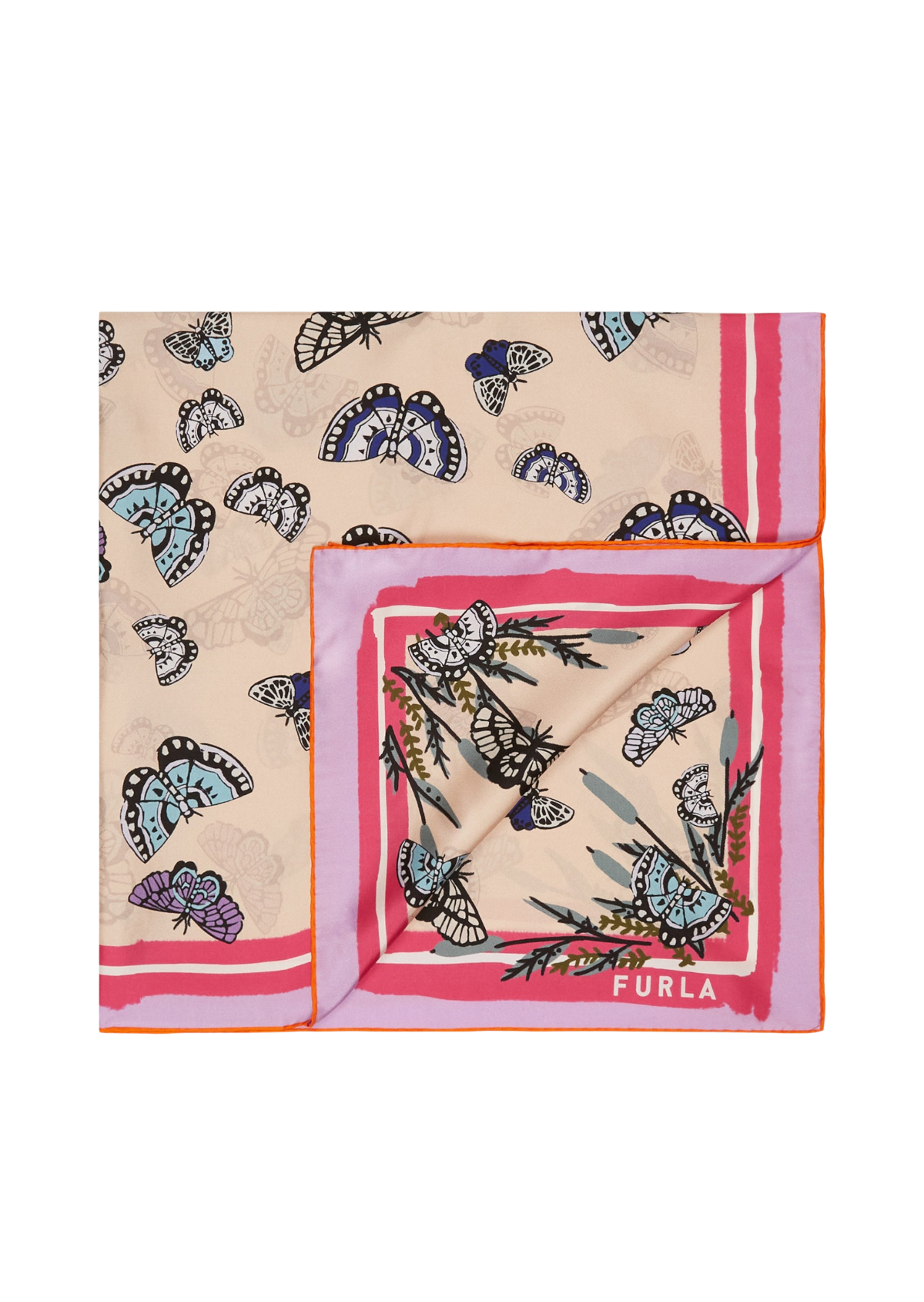 Furla Tortona Carre' 90x90 Scarf WT00021 Toni Ballerina 90 x 90 cm
