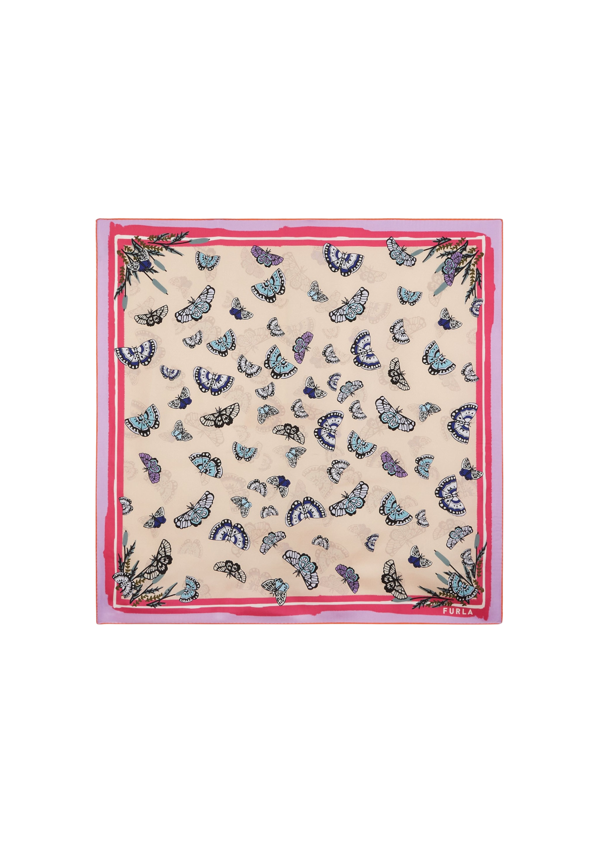 Furla Tortona Carre' 90x90 Scarf WT00021 Toni Ballerina 90 x 90 cm