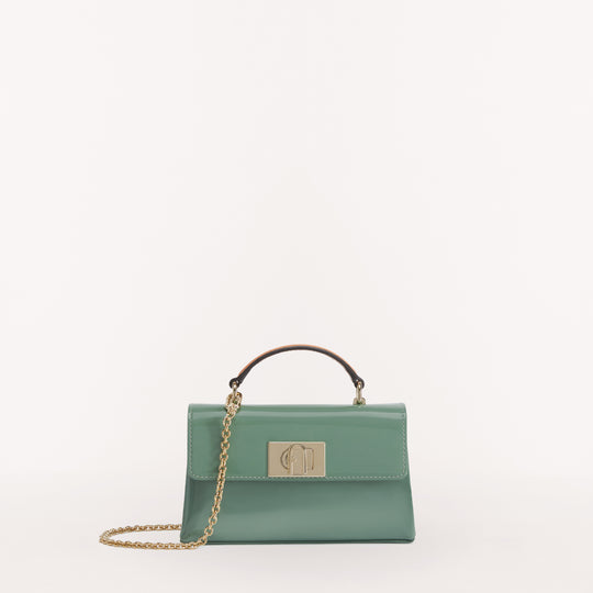 Furla 1927 Crossbody Top Handle Bag Mineral Green Mini