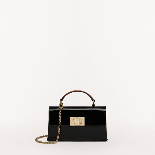 Furla 1927 Crossbody Top Handle Bag Nero O6 Mini
