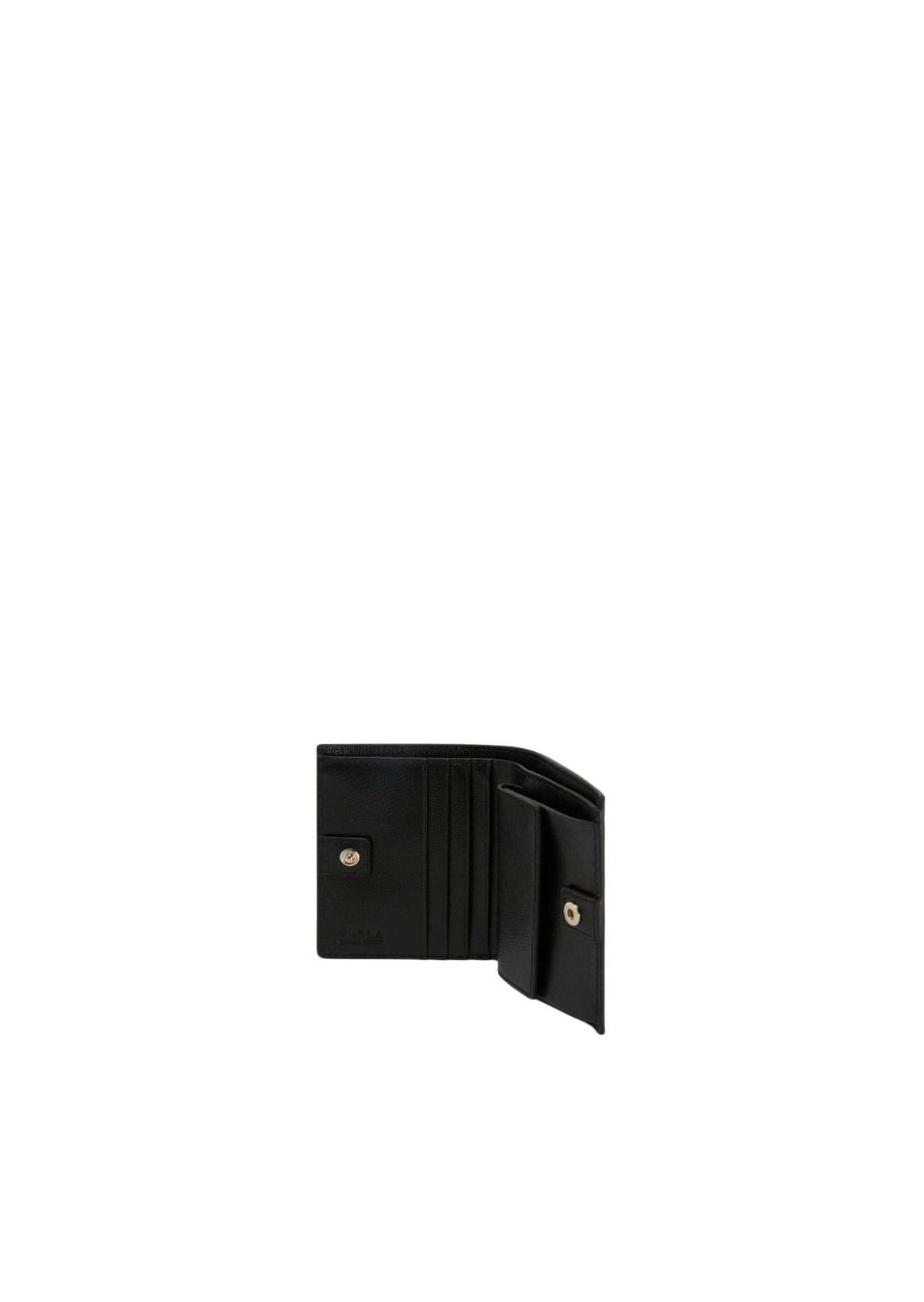 Furla Camelia Compact Wallet Bifold Coin, Nero, Ares