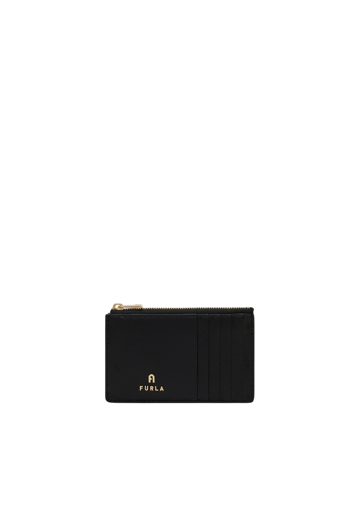 Furla Camelia Zipped Card Case, Nero, Ares