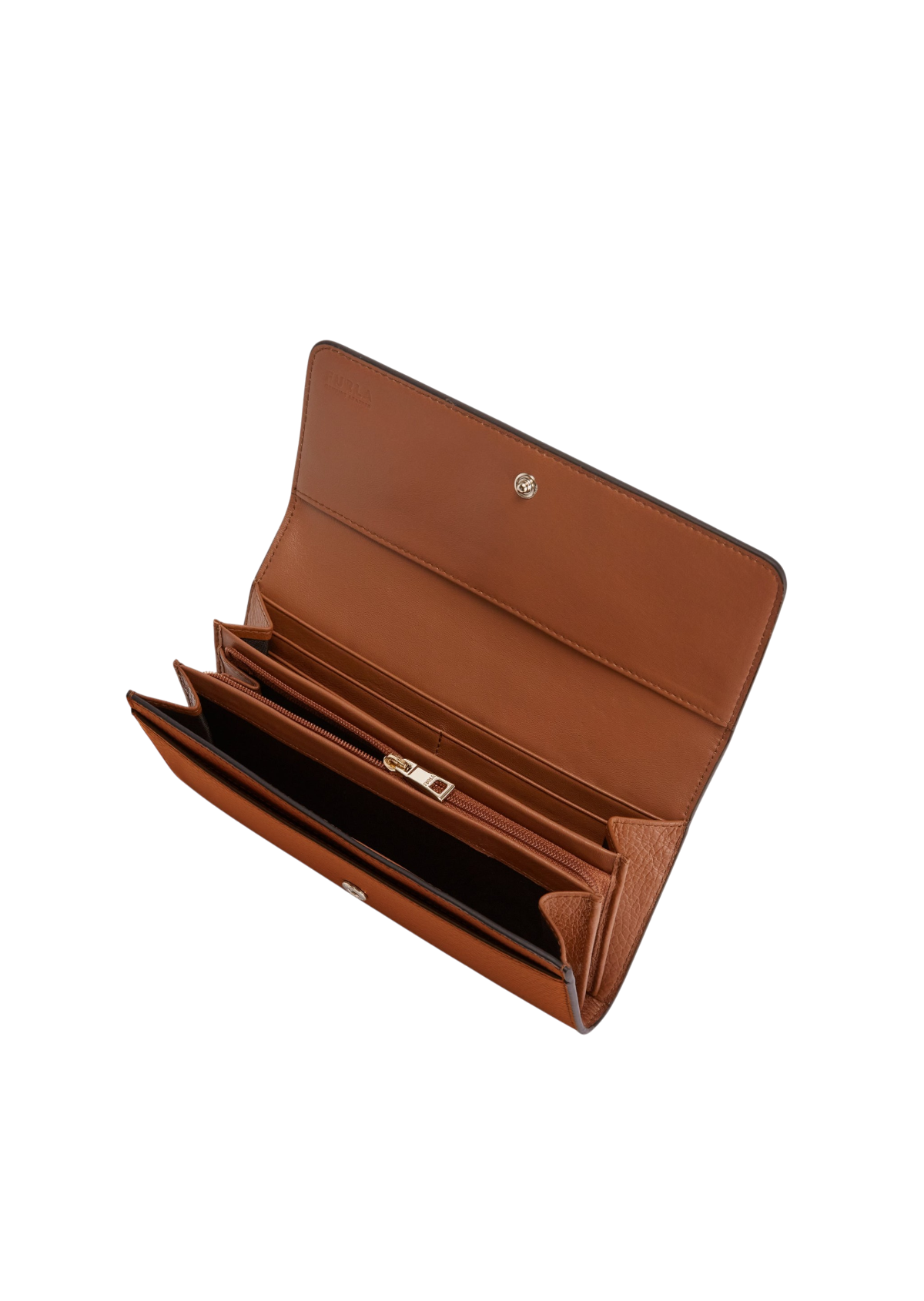 Furla Camelia Continental Wallet WP00317 Cognac H One Size Vitelo St Ercle