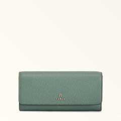 301106 Mineral Green Camelia Continental Wallet
