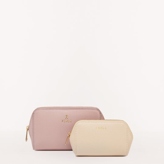 Furla Camelia Medium Cosmetic Case Set
