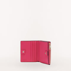 Furla Camelia Compact Bifold Slim Wallet Pop Pink S