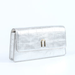 Furla Mini Diamante Bag - Silver