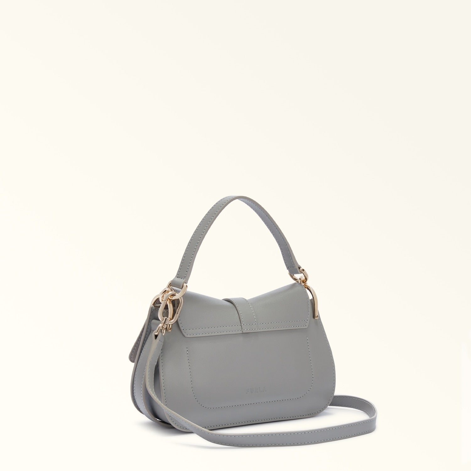 Furla Flow Mini Top Handle Bag - Cenere