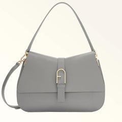 Furla Flow Large Top Handle Bag - Cenere