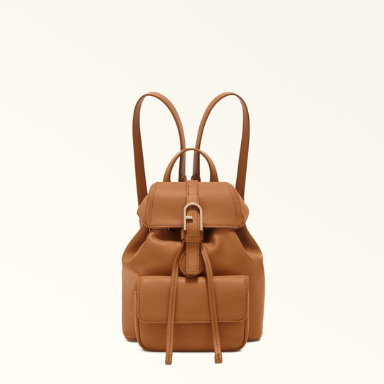 Furla Flow Brandy Backpack Bag - Mini
