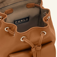 Furla Flow Mini Backpack Bag - Brandy