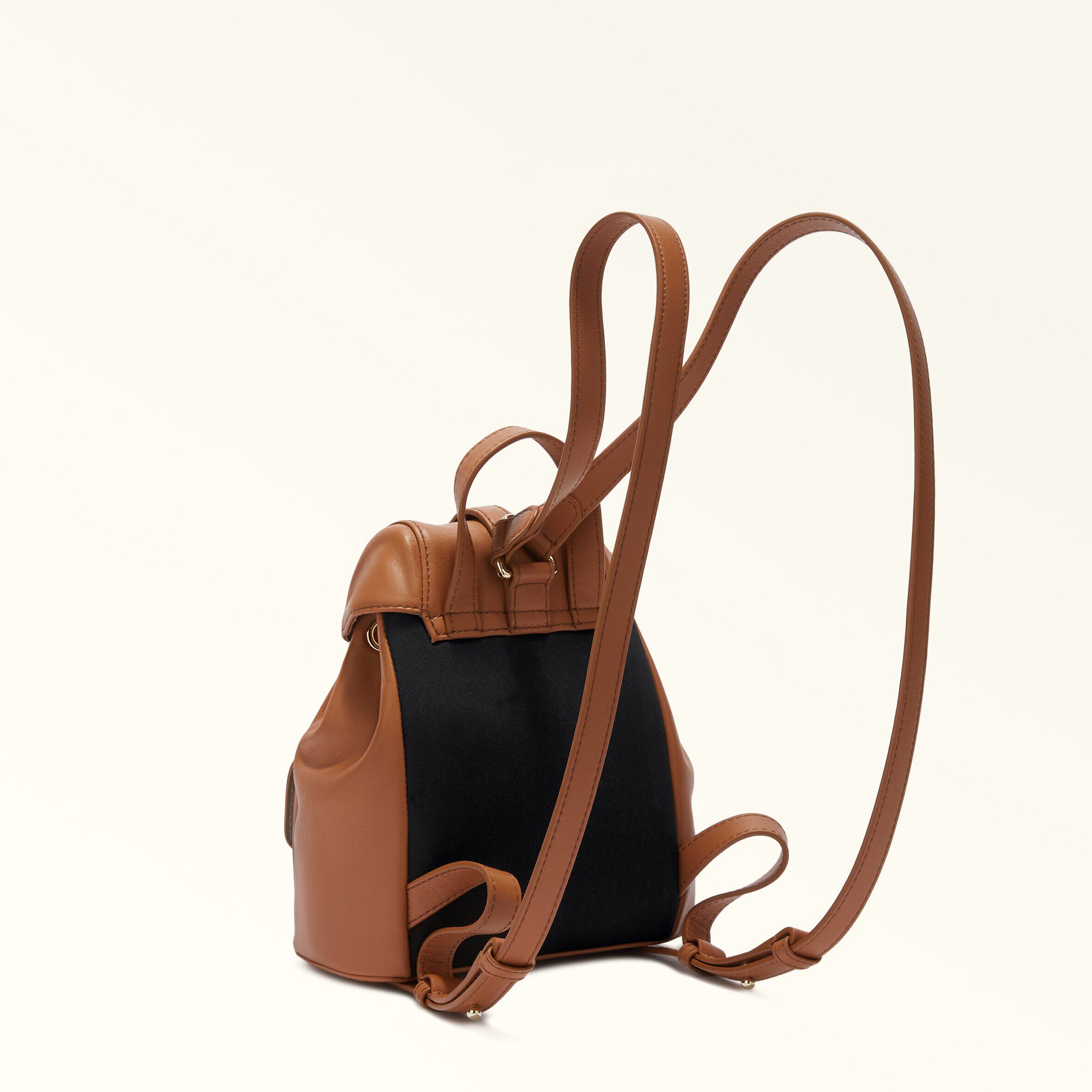 Furla Flow Mini Backpack Bag - Brandy