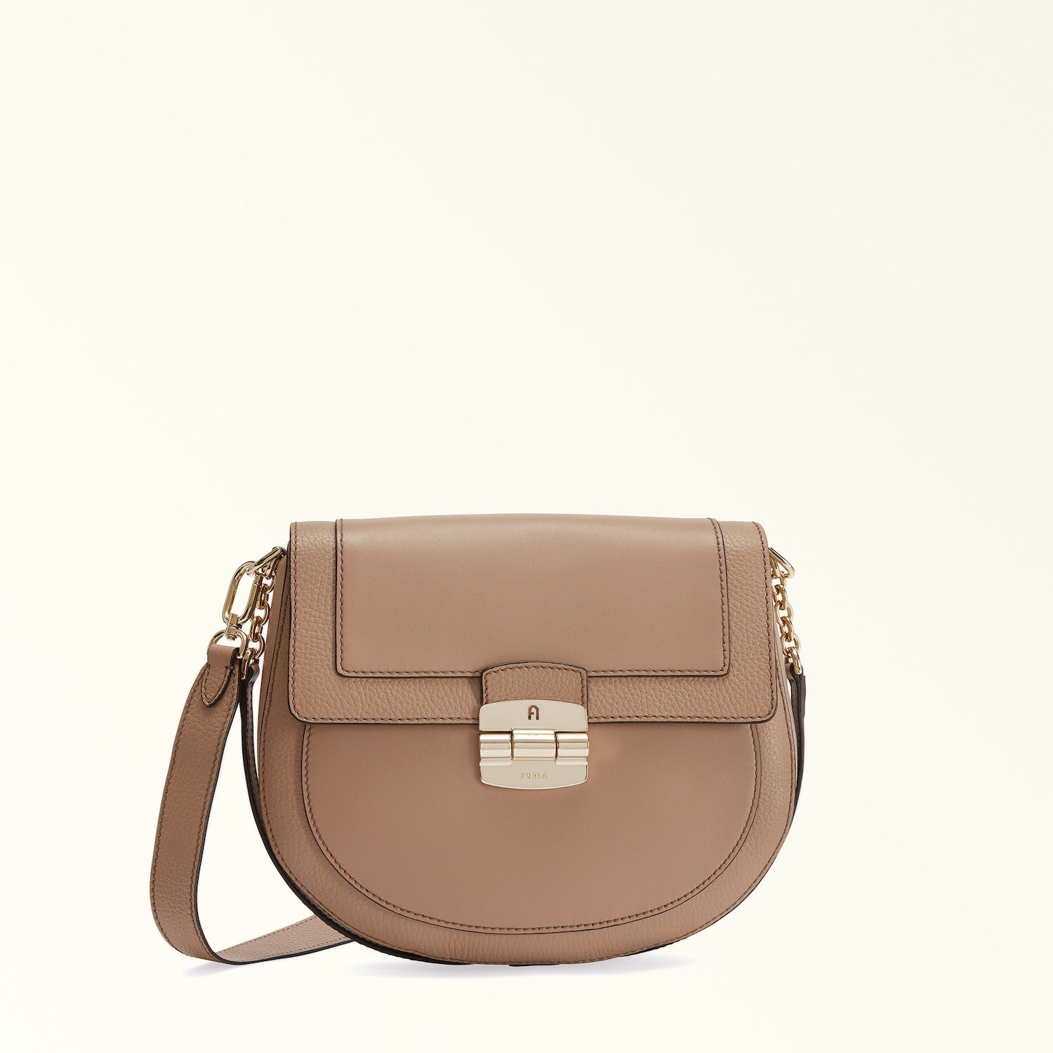 Furla Club 2 Small Hobo Bag - Greige