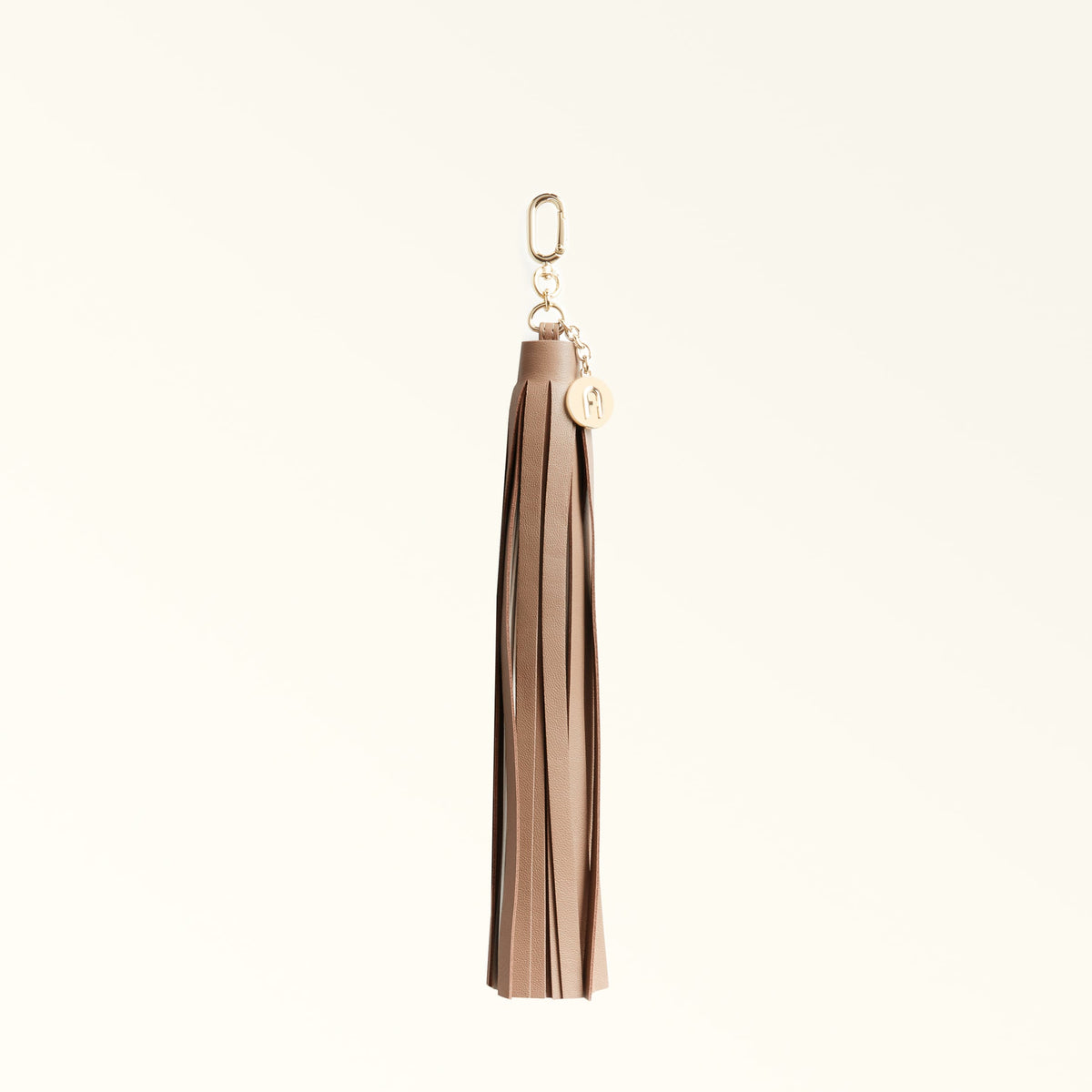 301552 Greige Mrshmllw Fringe Charm Tassel