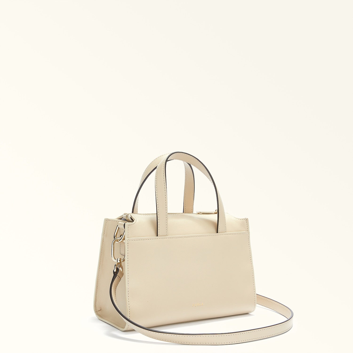 Furla Nuvola Small Boston Bag - Avena