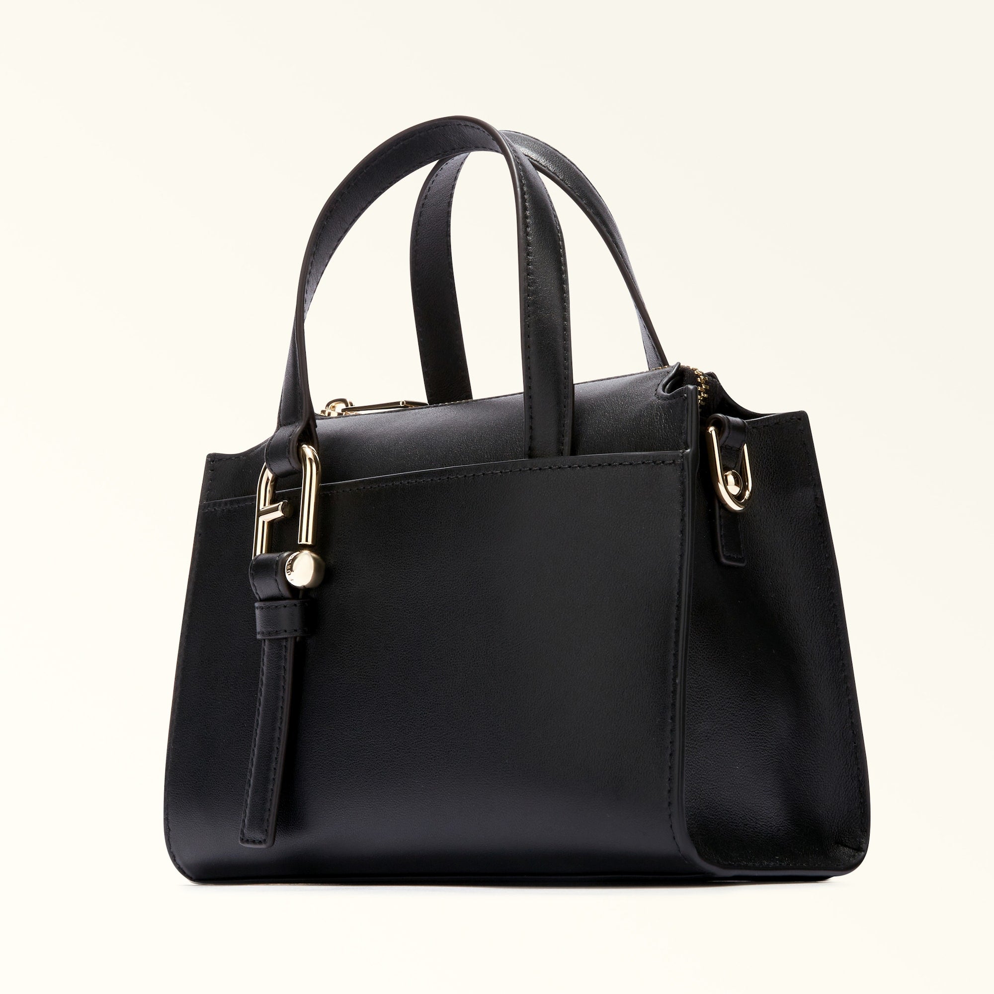 Furla Nuvola Small Boston Bag - Nero O6